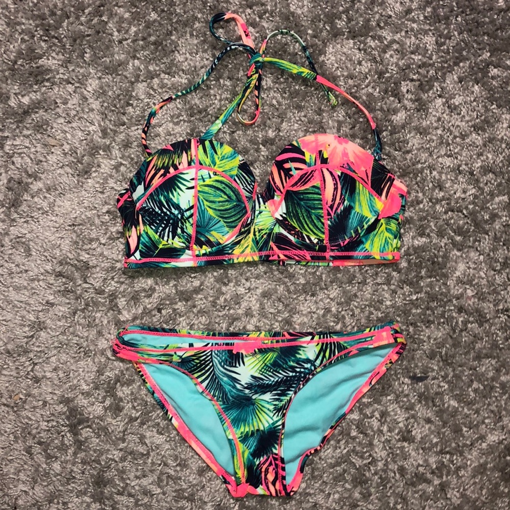 TARGET floral swim suit